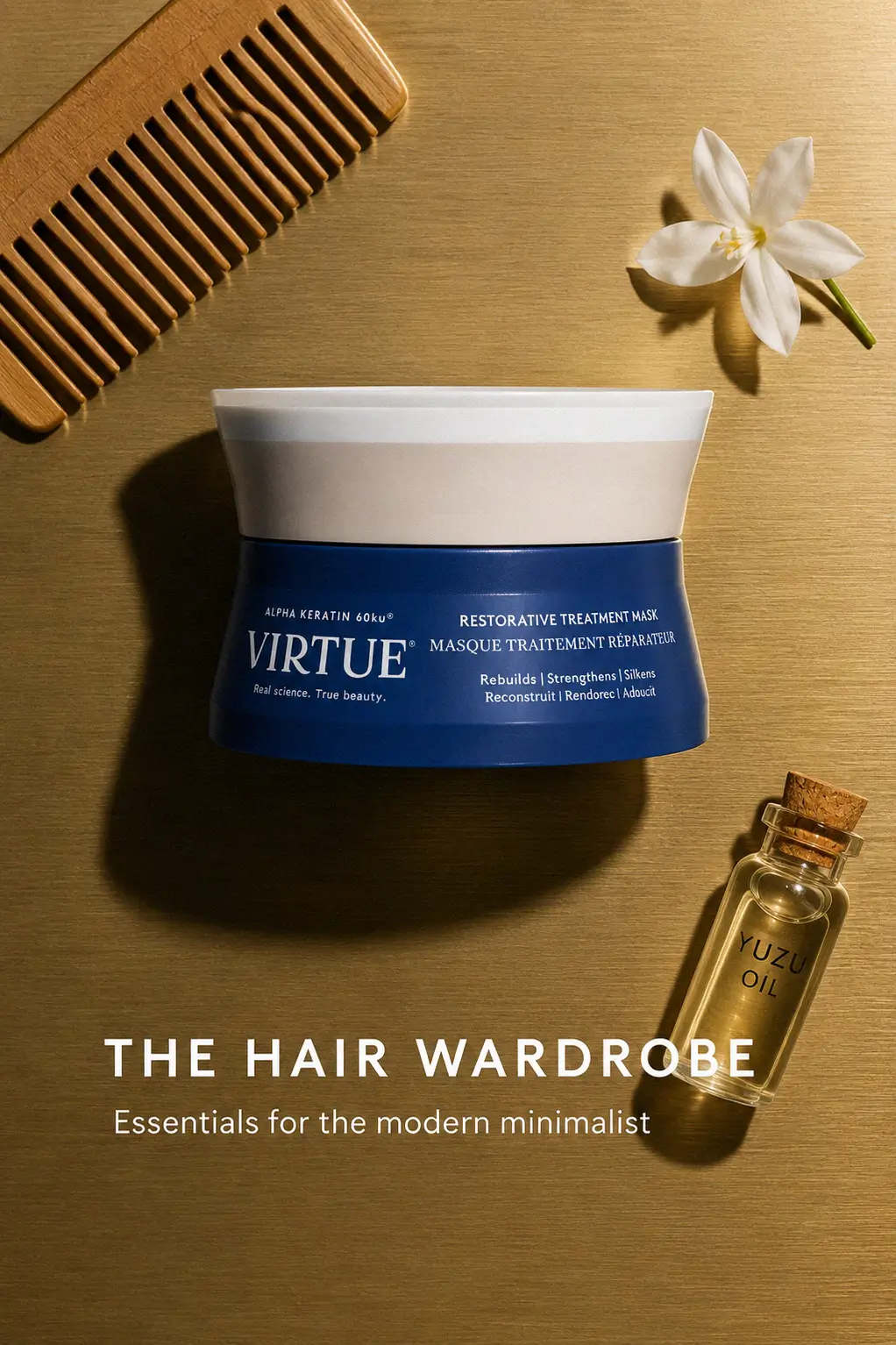 Deep repair for dry strands and hair health