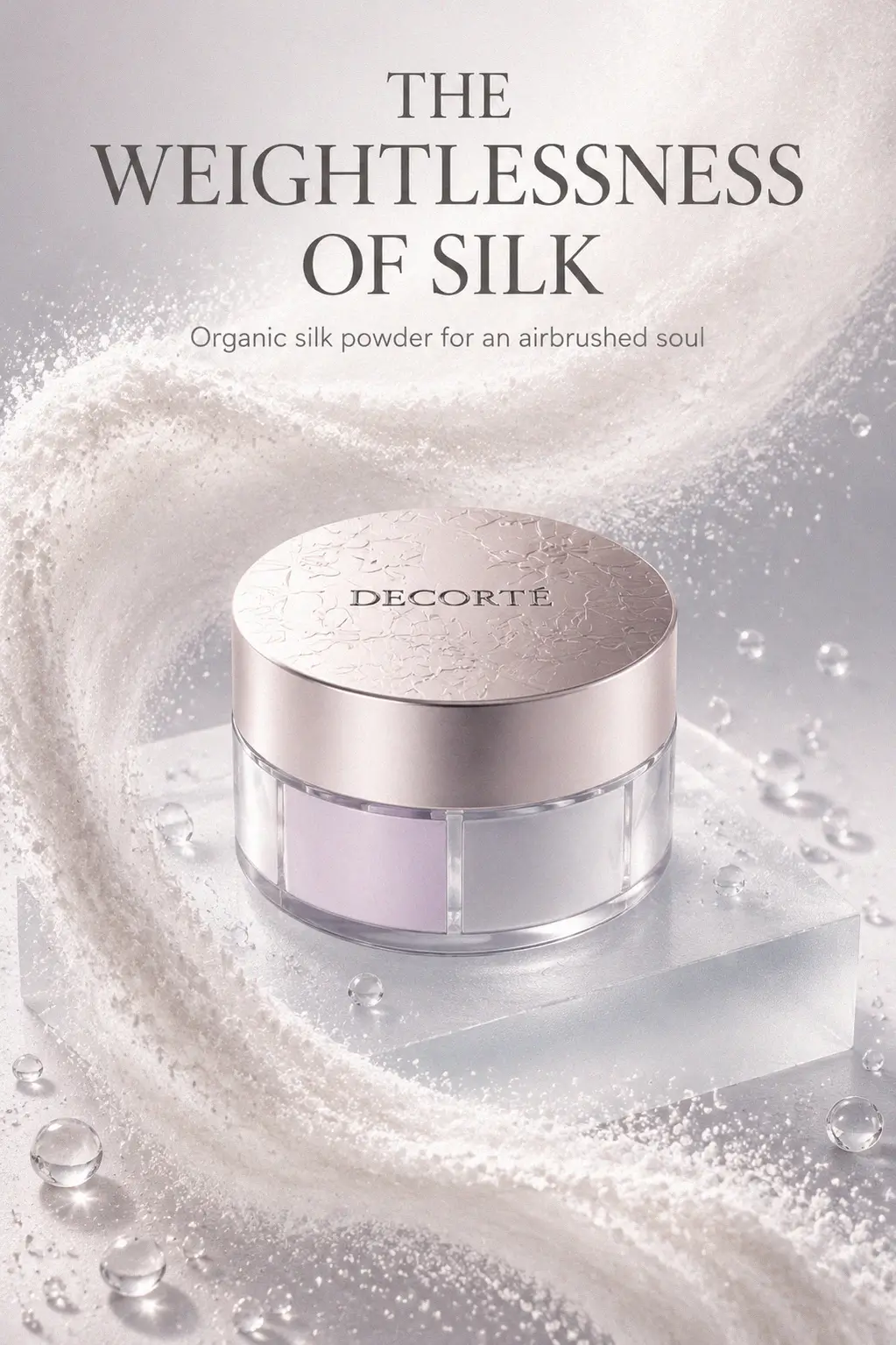 Decorté Loose Powder editorial lifestyle shot