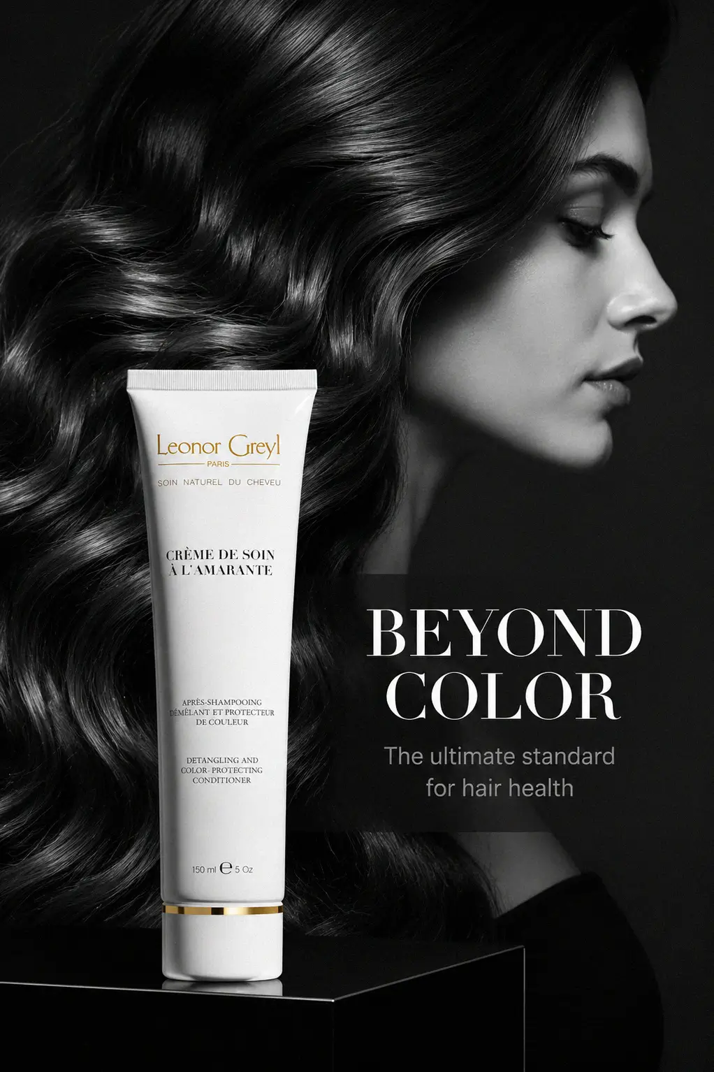 Premium hair care cream texture