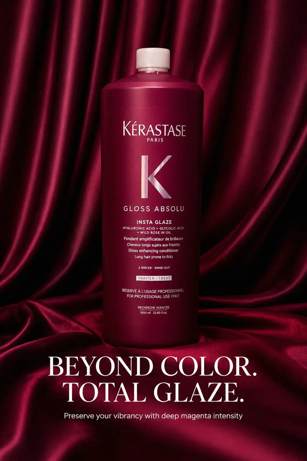 A close up of the smooth texture of the conditioner