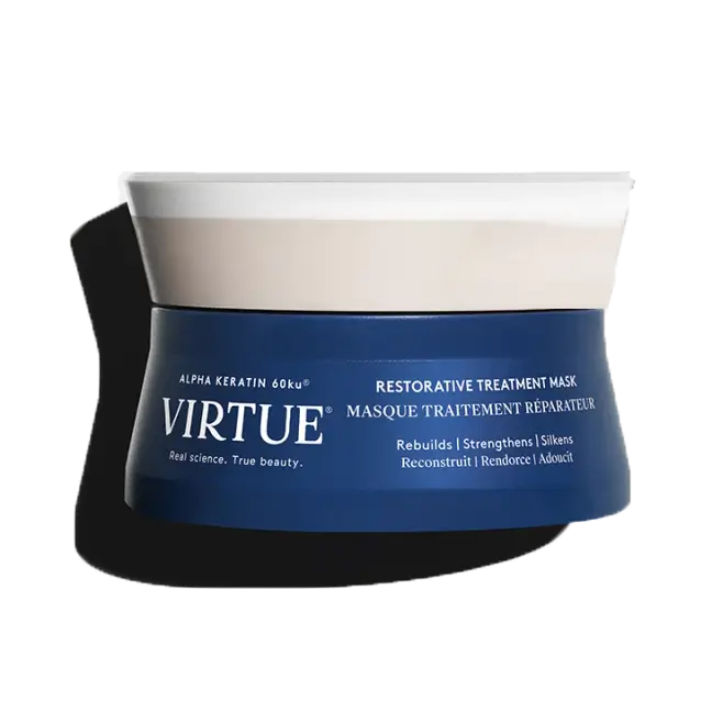 Effortless gloss and strength with the Virtue Restorative Treatment Mask