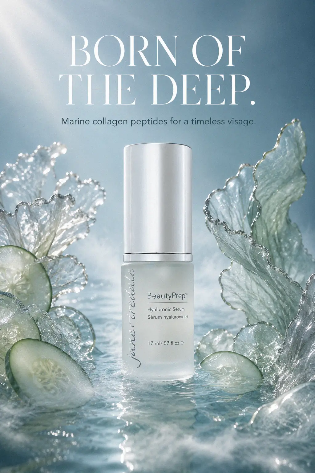 A close-up of the serum texture