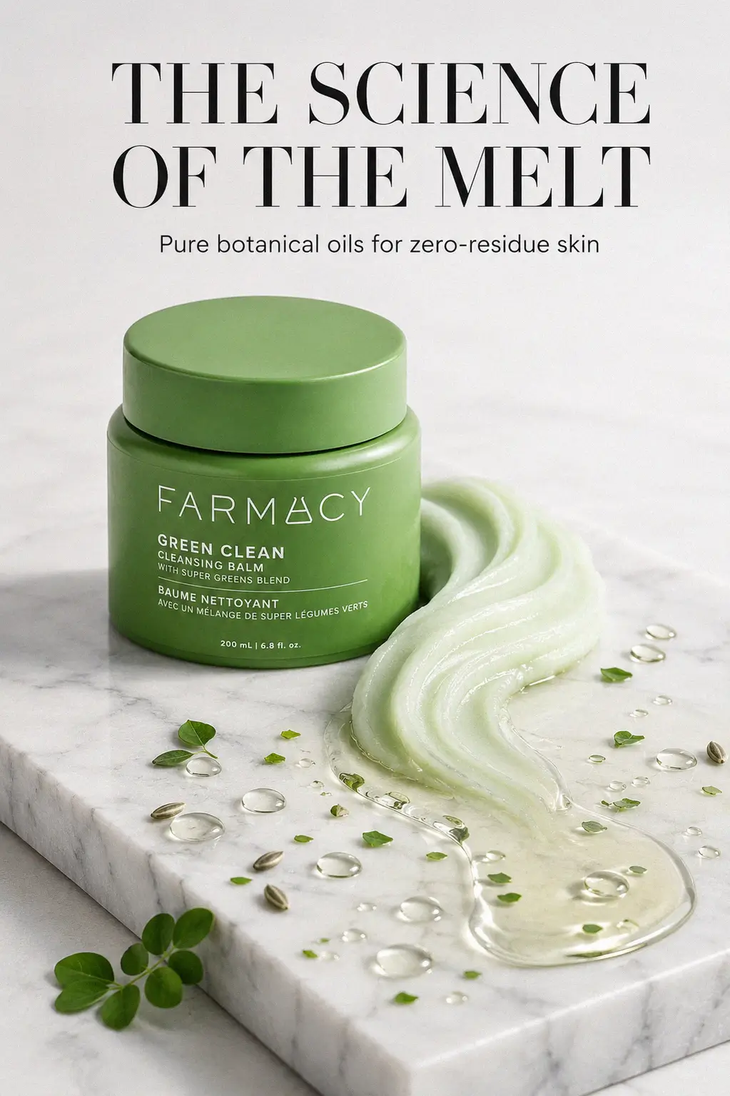 Luxury skincare ritual