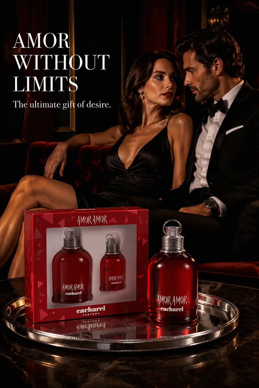 Luxury floral fruity perfume spray detail