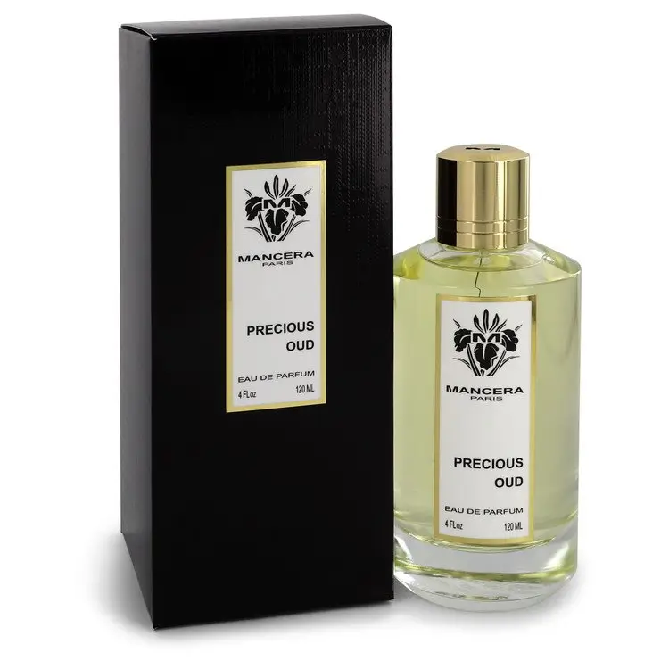 Mancera Precious Oud bottle on a luxury marble surface