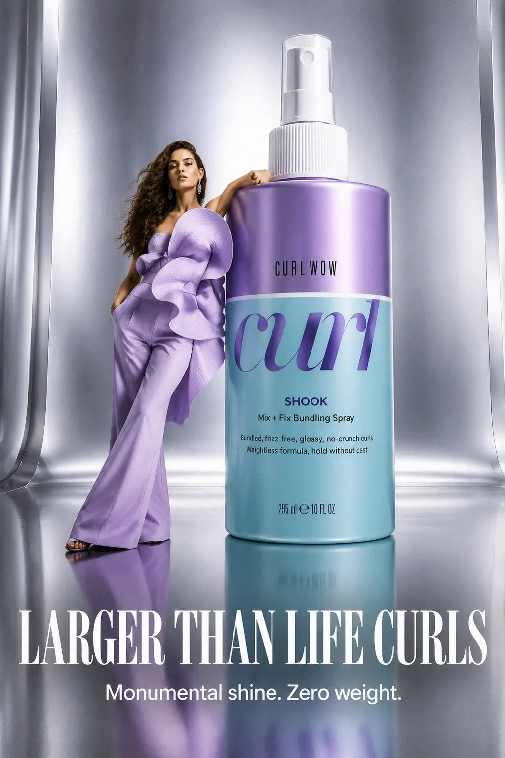 Glossy Bundled Curls Without the Crunch A Refined Ritual for Natural Texture