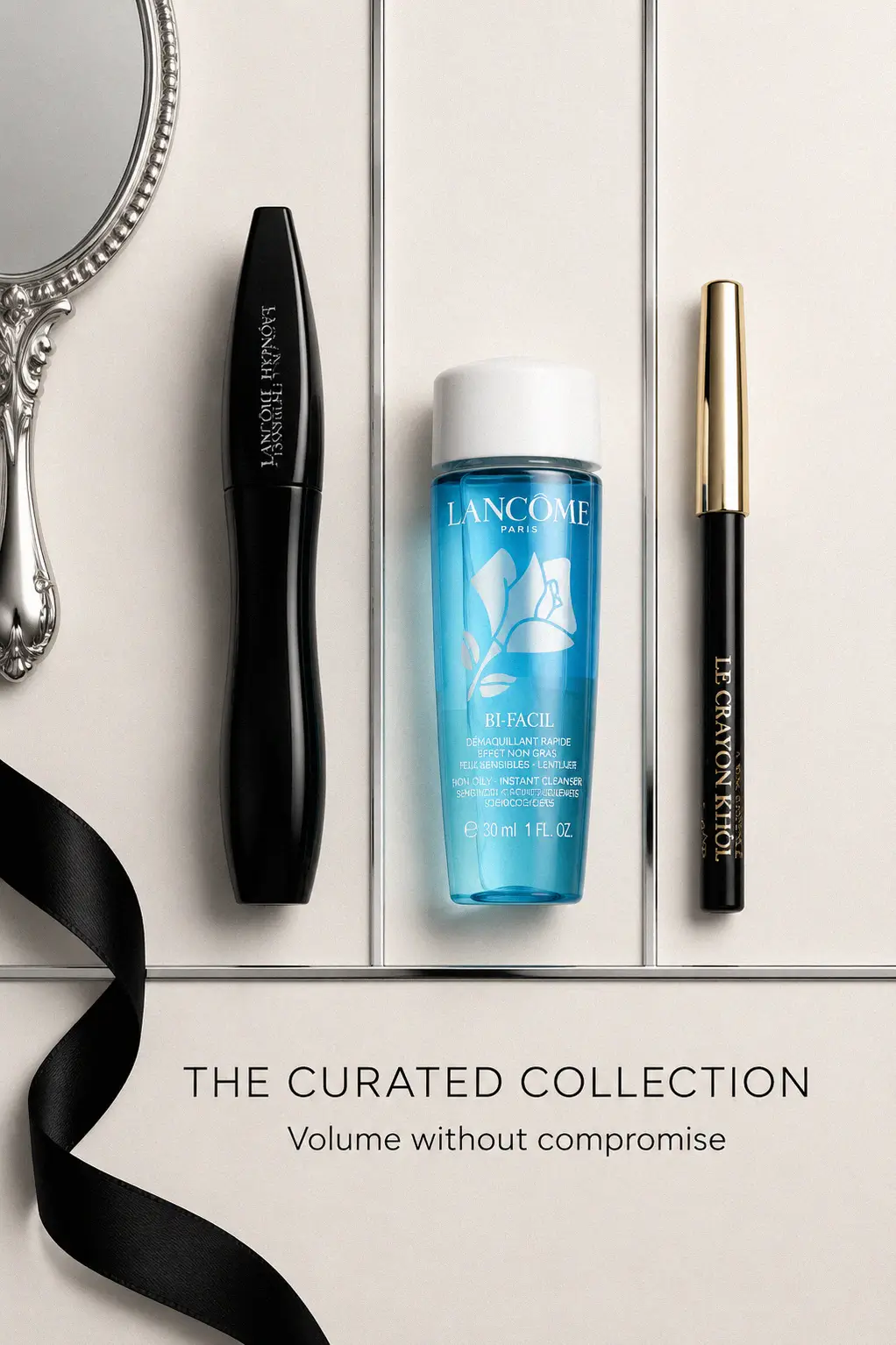 Instant high volume lashes with Lancome mascara