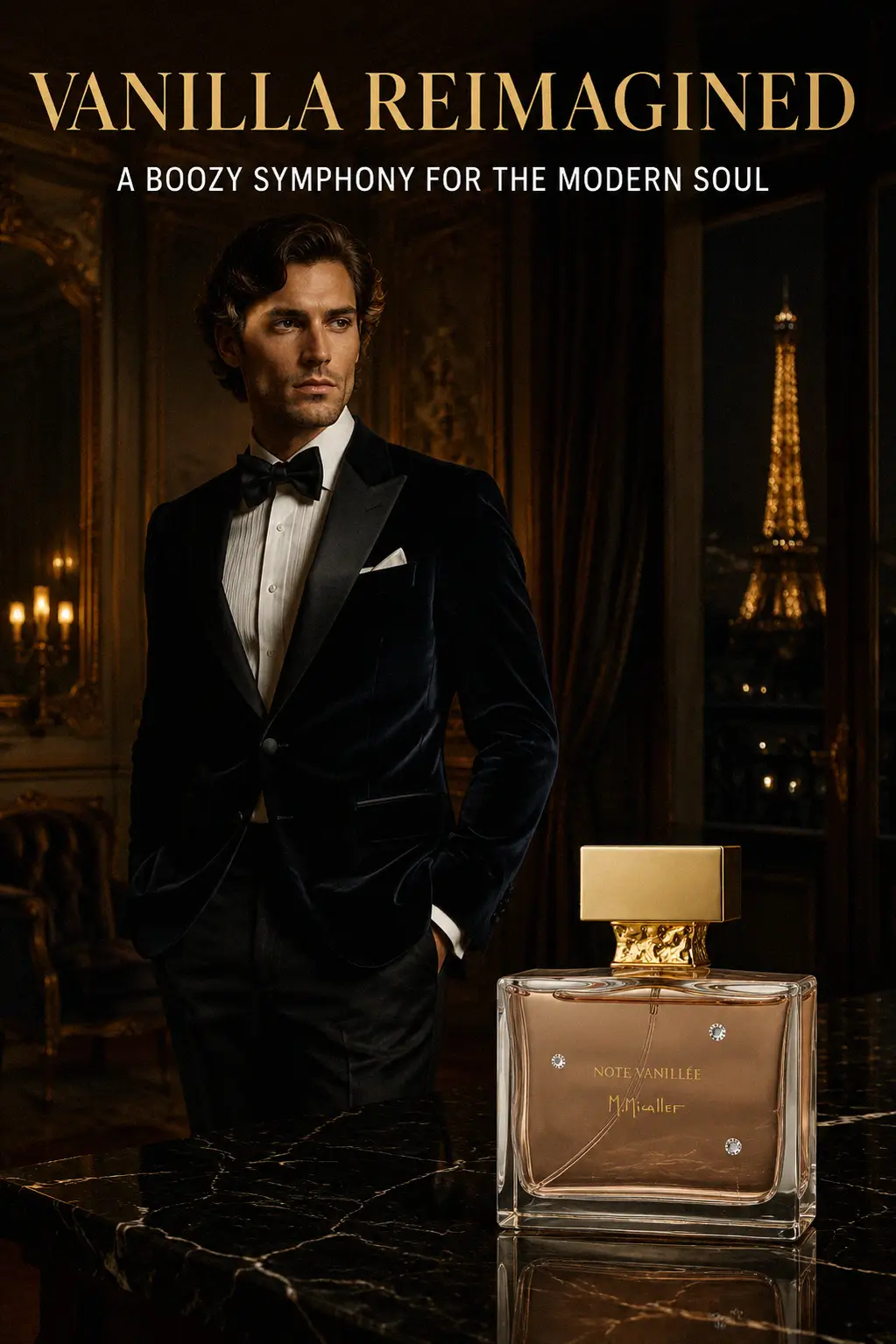 M. Micallef Note Vanillee Eau De Parfum in a lifestyle setting