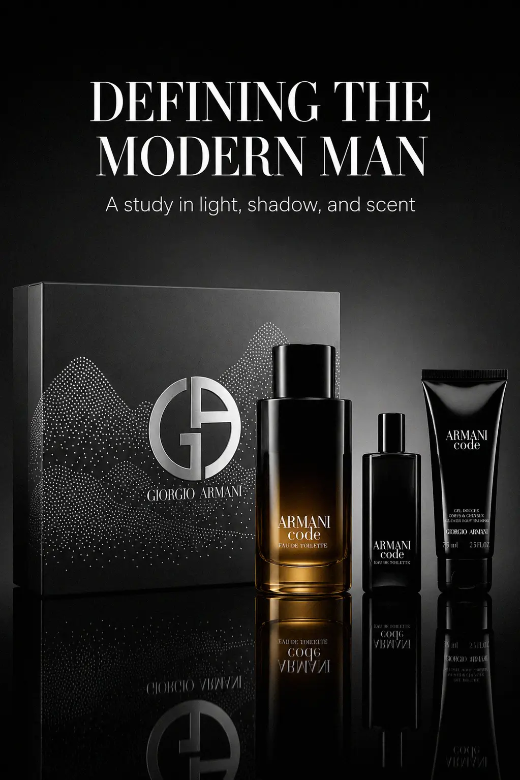 Magnetic Modern Fragrance Elegant Giorgio Armani Code Set