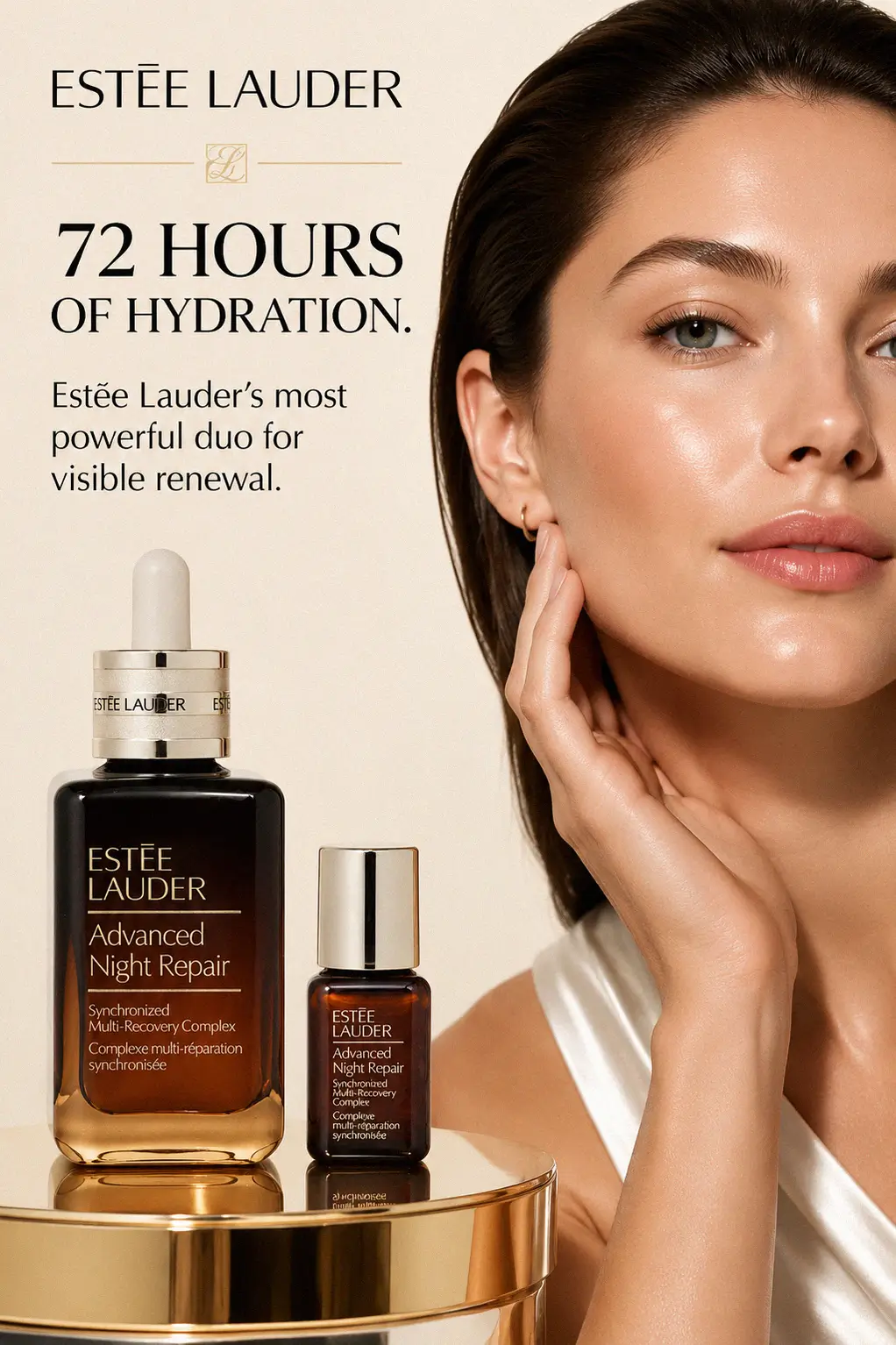 Travel size serum from the recovery set