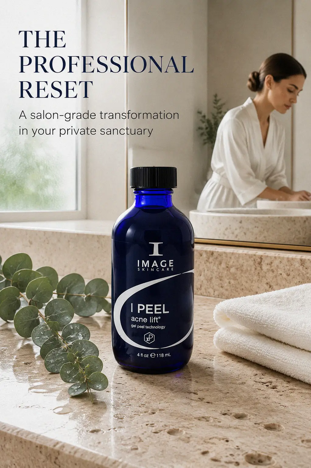 Close up of the refined texture of the gel peel