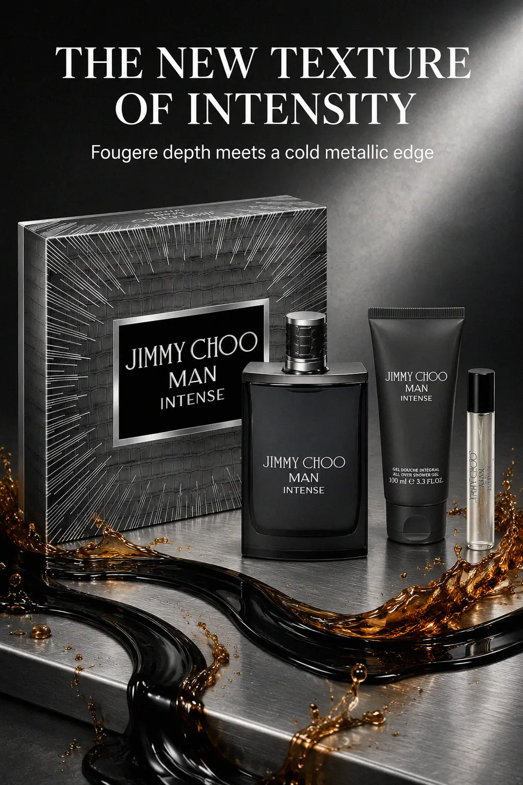Refined Woody Amber Notes Jimmy Choo Man Intense