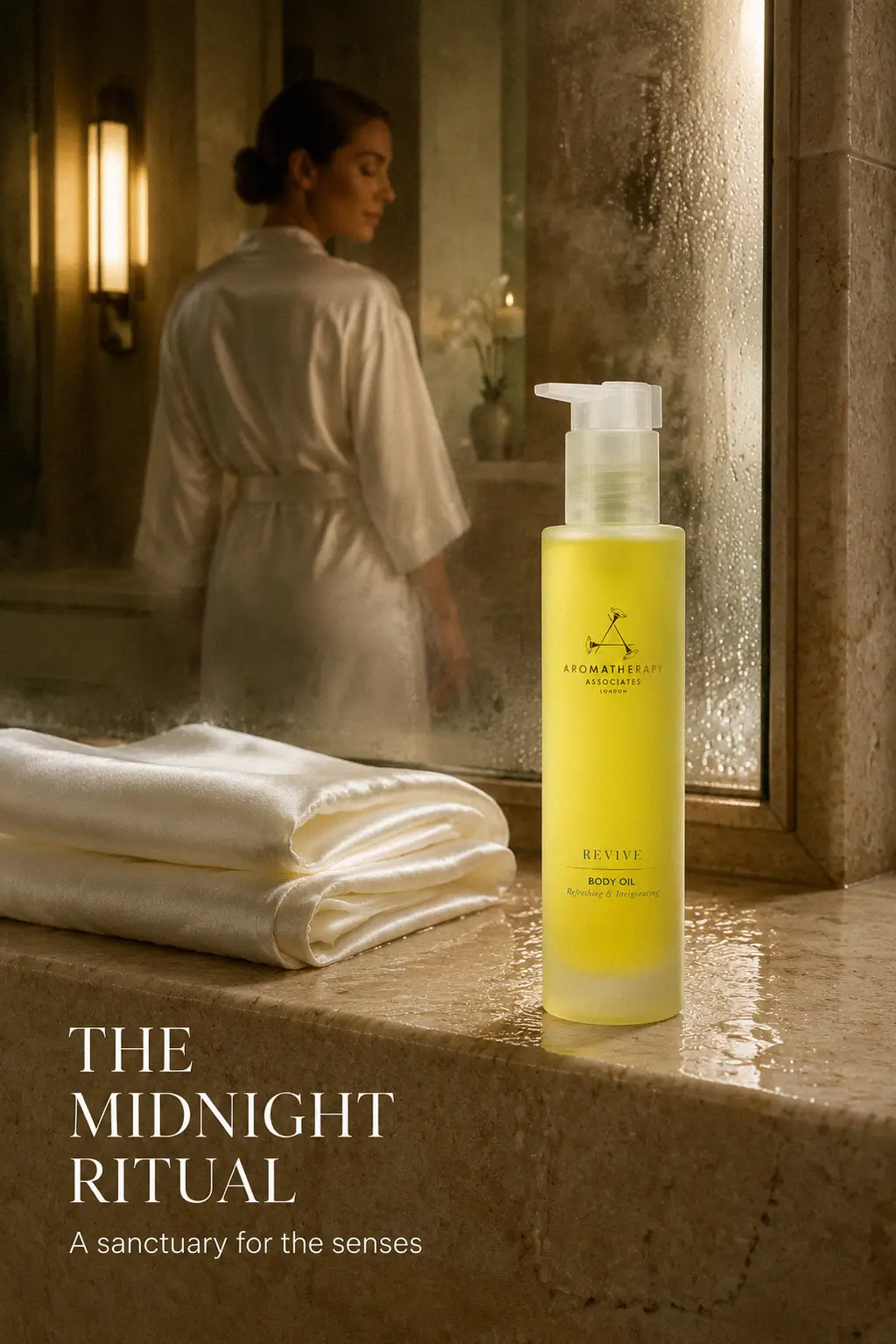 Luxury citrus body oil for a morning ritual
