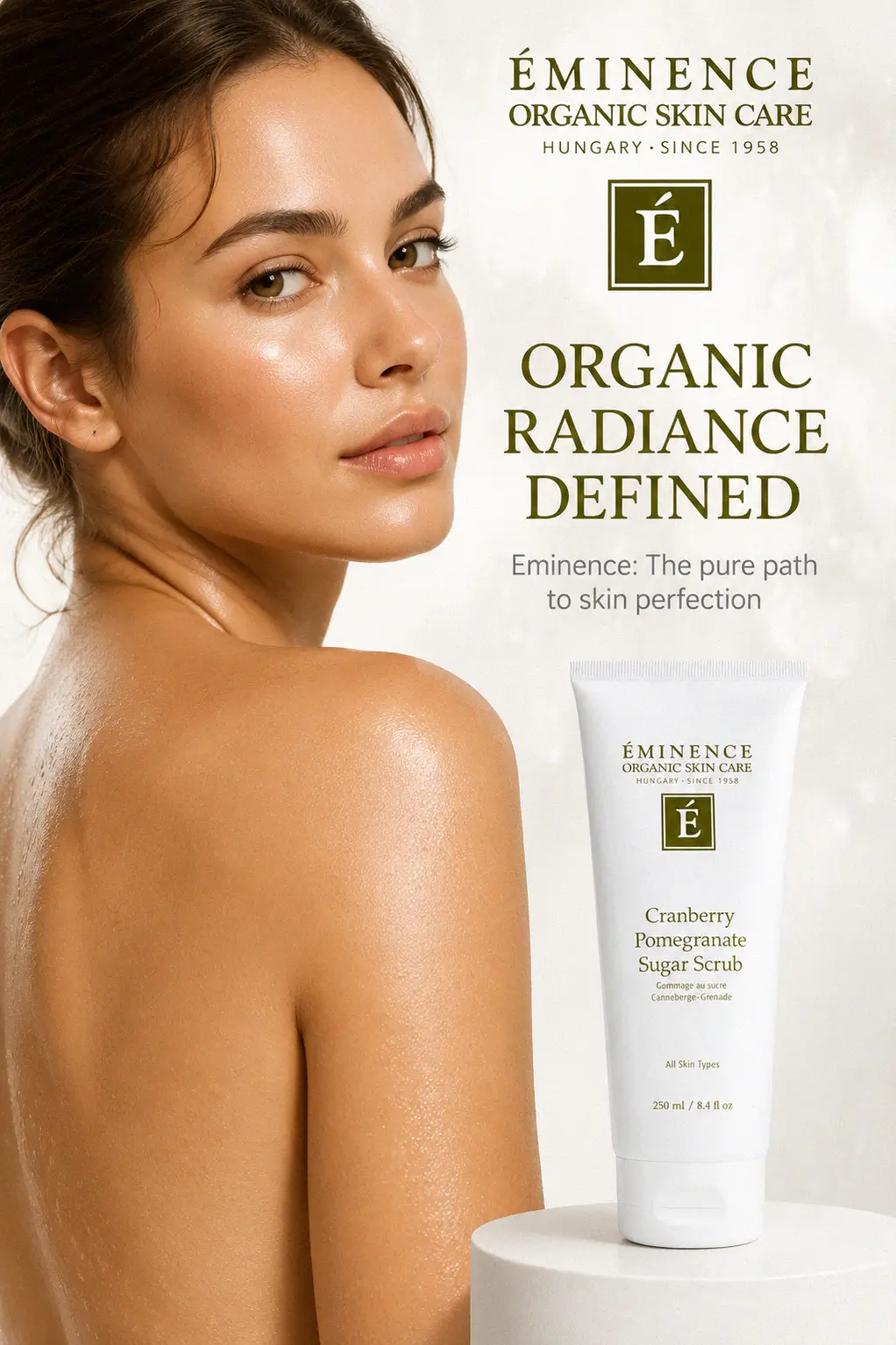 A revitalizing shower ritual with antioxidant pomegranate
