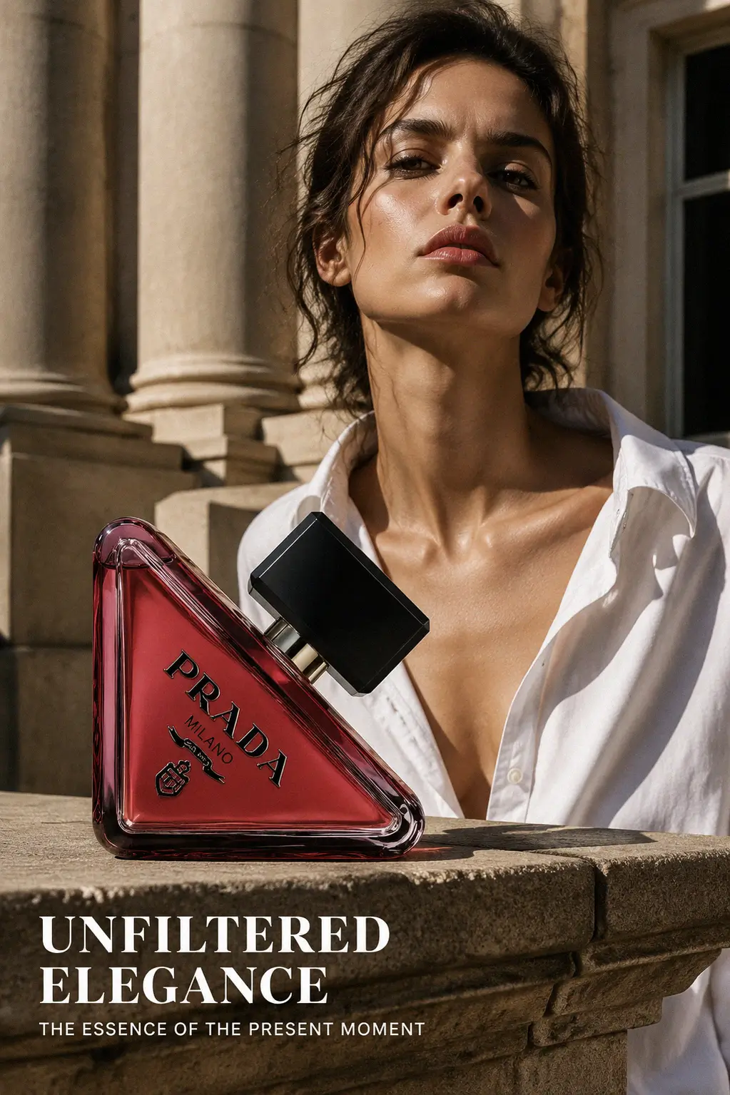 Salted pistachio luxury in Prada Paradoxe Radical Essence
