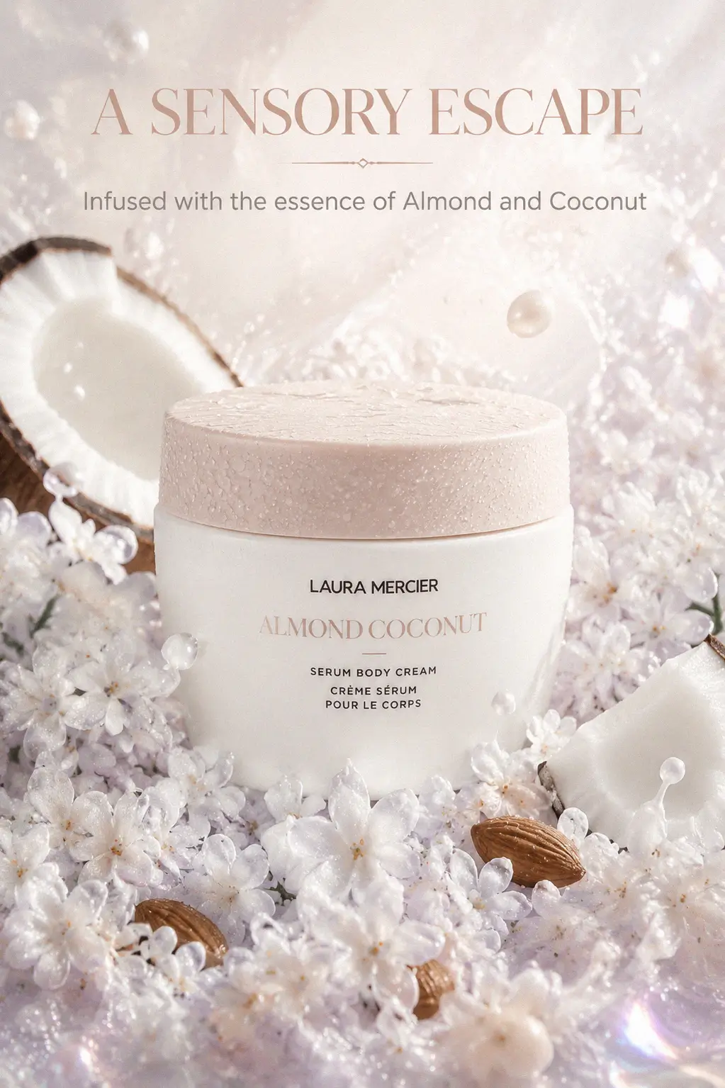 Laura Mercier serum body cream texture