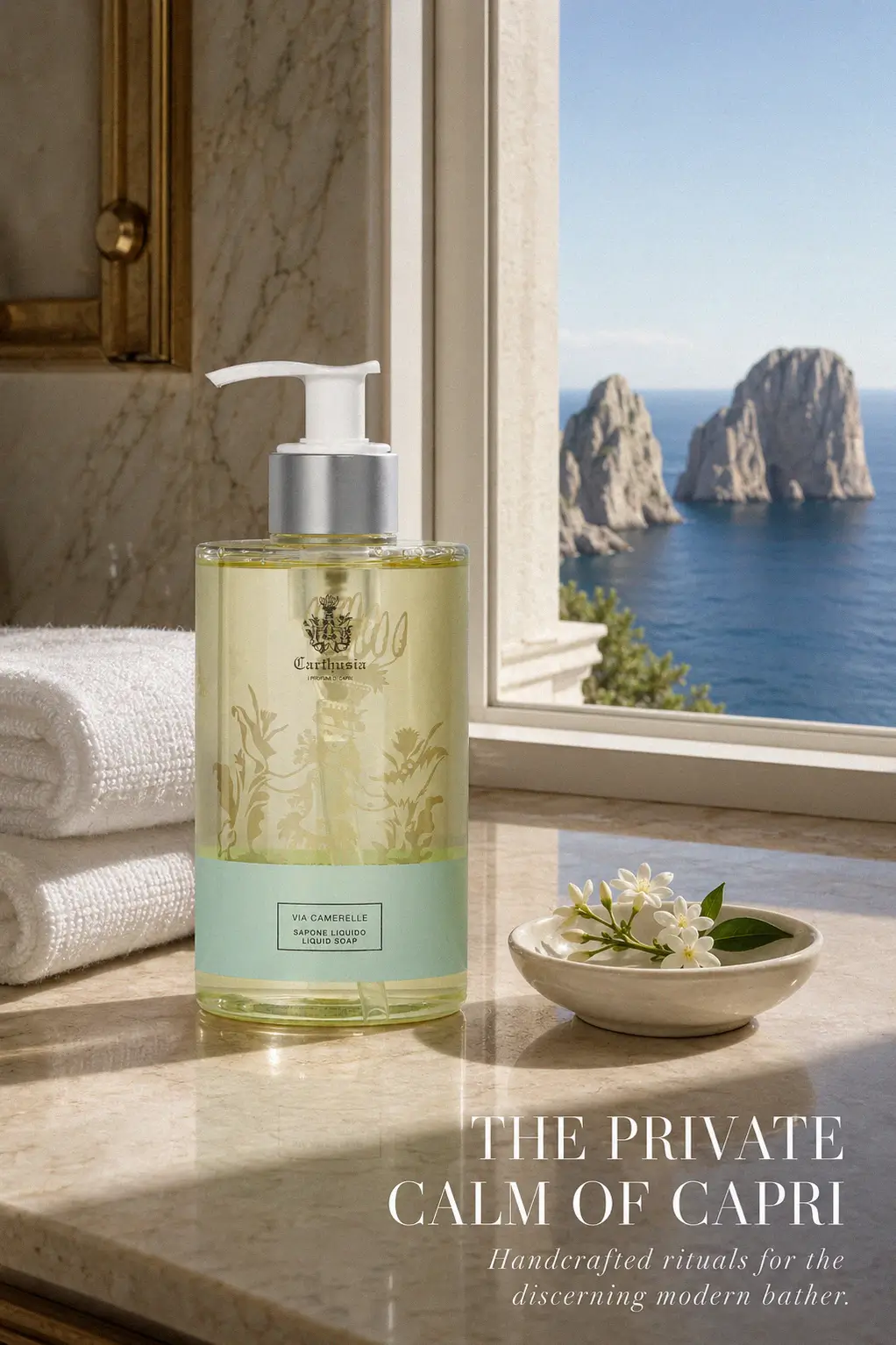 Carthusia liquid soap lather texture