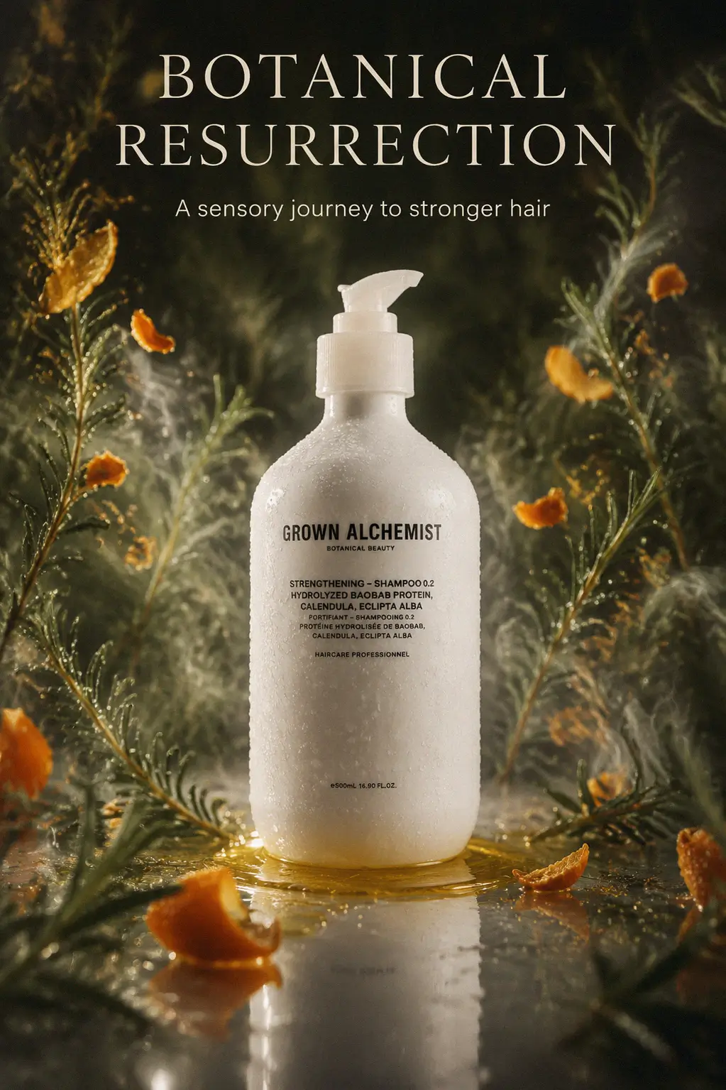 Glossy finish hair care