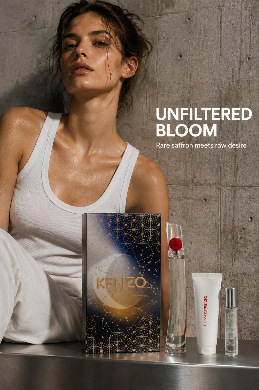 The red poppy bottle design of Kenzo Flower L'Absolue