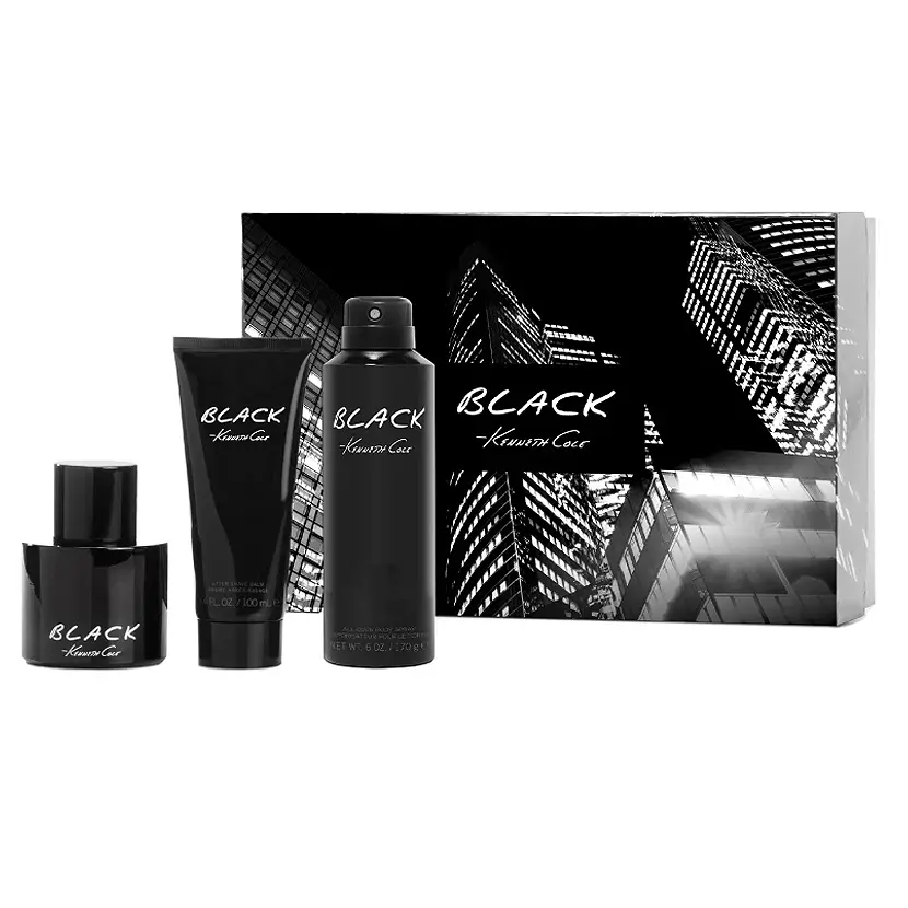 Kenneth Cole Black Gift Set For Men grooming collection