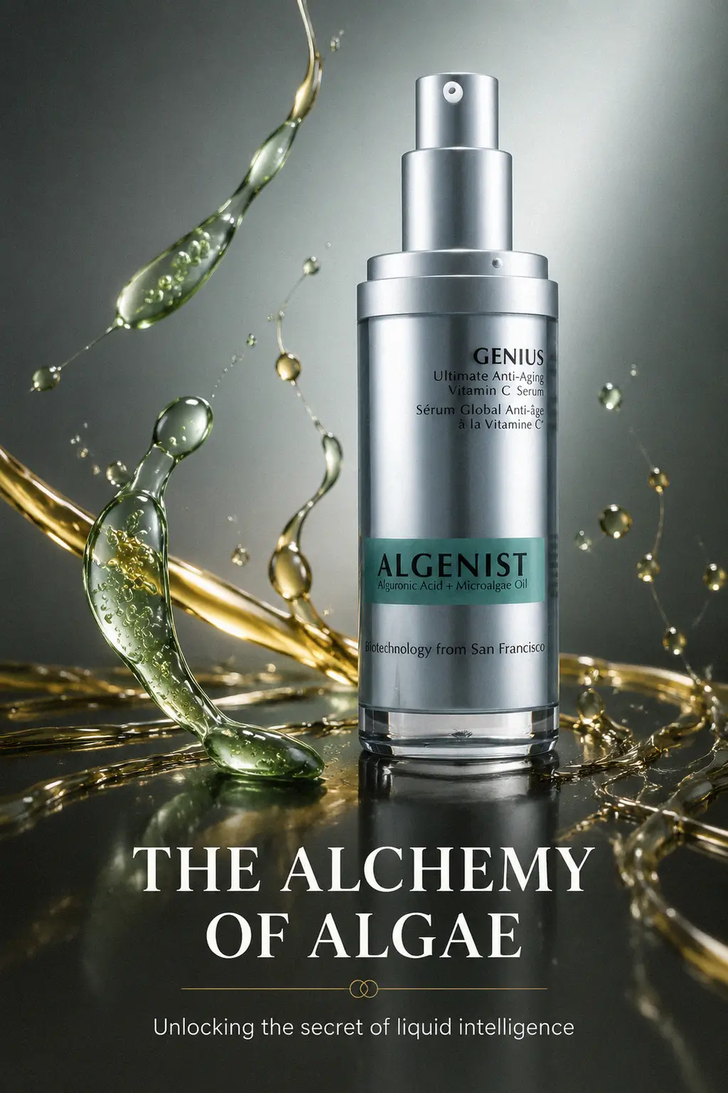 Smooth skin texture achieved with Algenist skincare