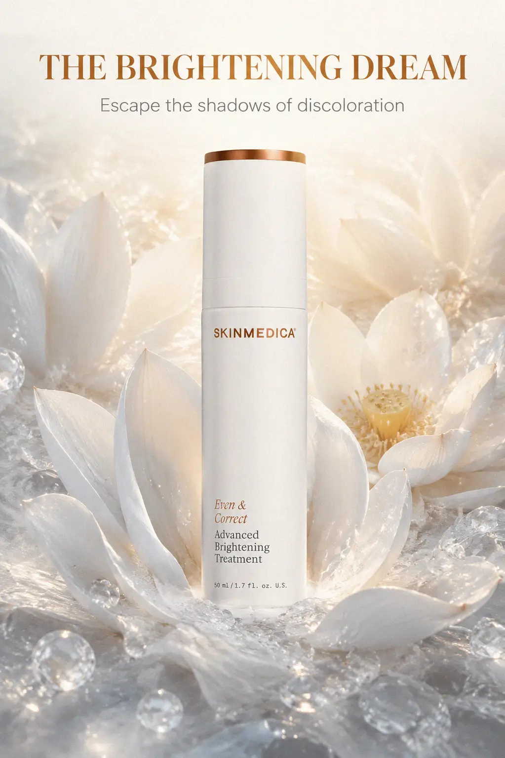 Polished skin ritual with advanced serum