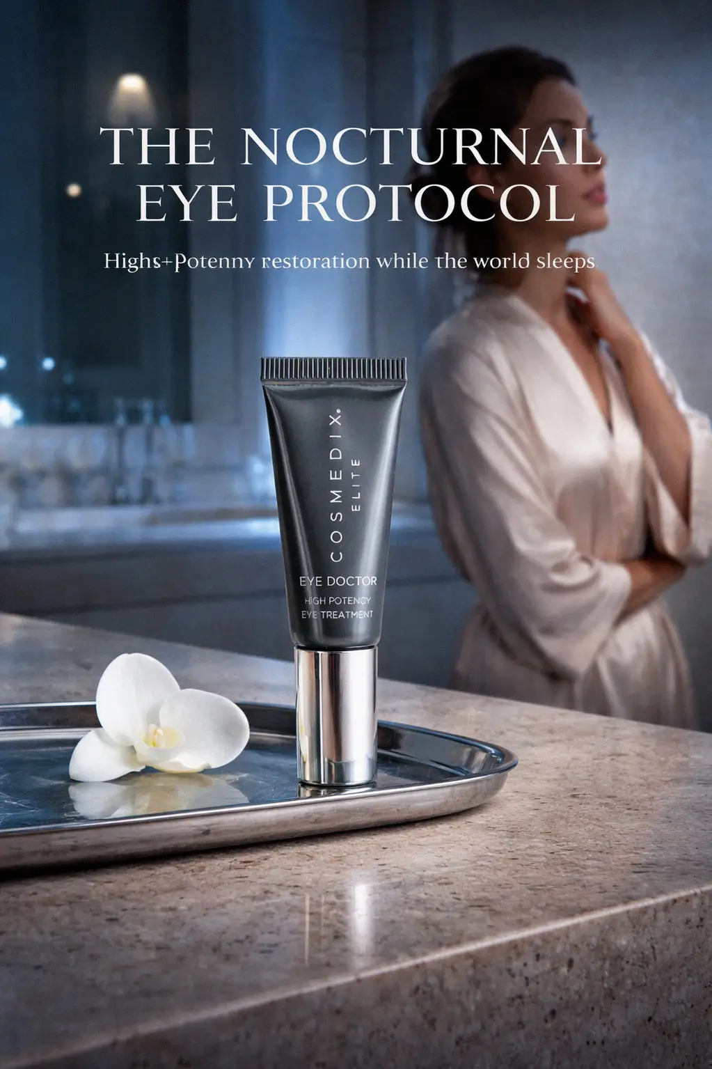 Premium retinol eye treatment for thinning skin