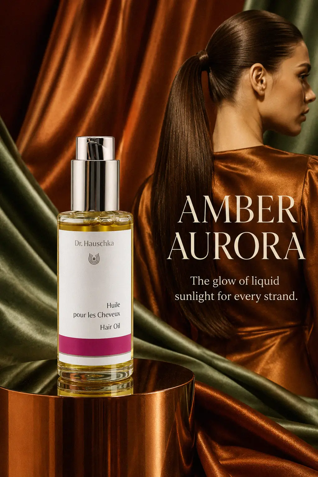 Luxury botanical hair oil as a thoughtful gift