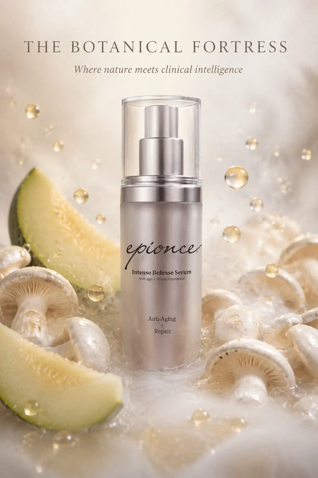 Close up of serum texture