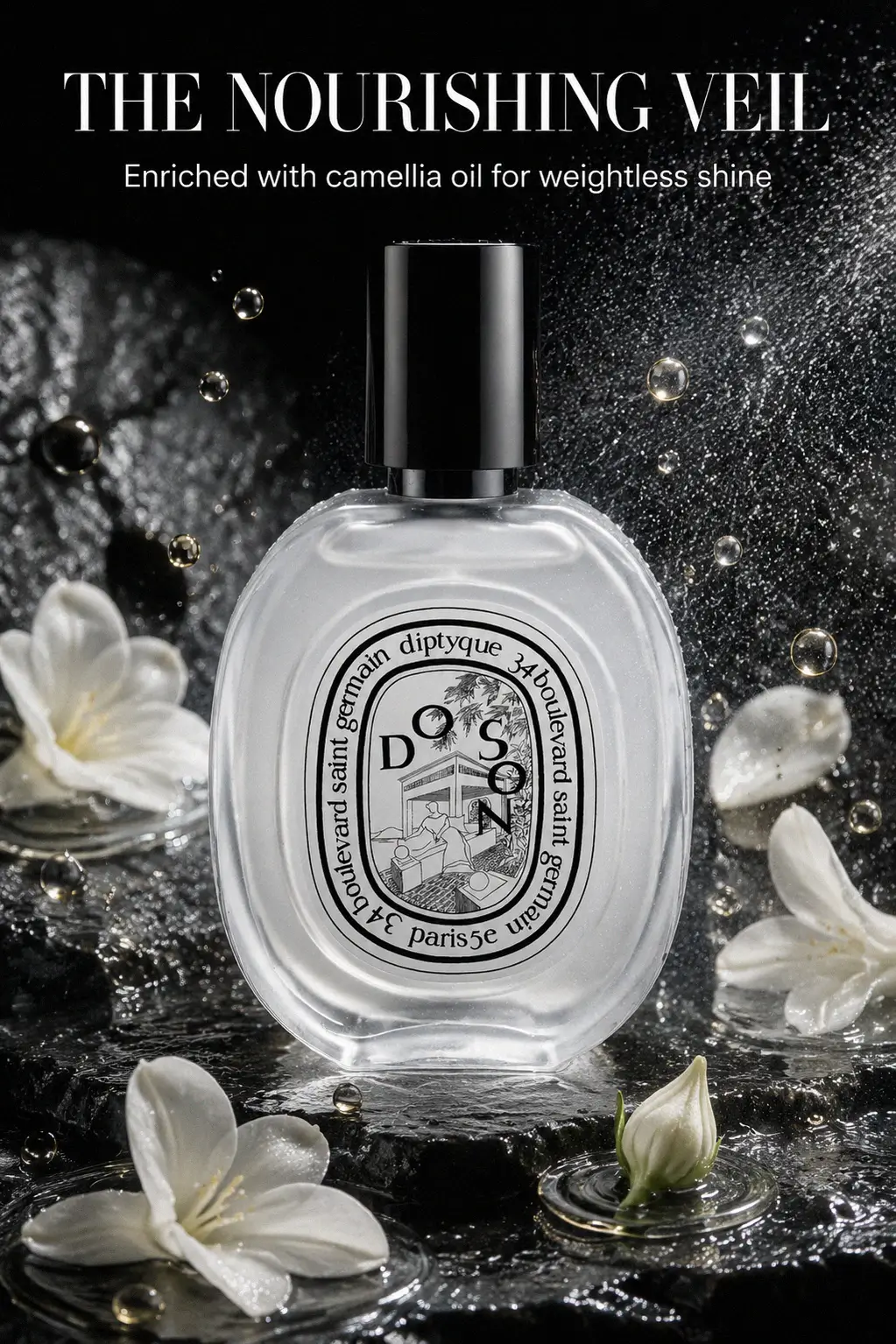 Hair mist with camellia oil