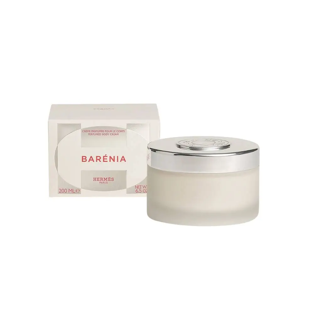 Hermès Barénia Perfumed Body Cream in a luxury bathroom setting