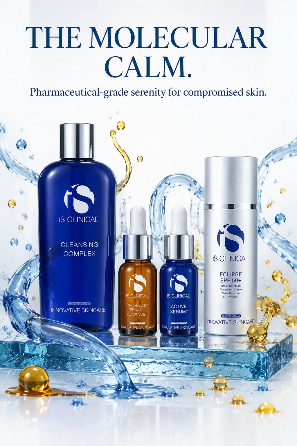 Soothed and hydrated finish with luxury skincare
