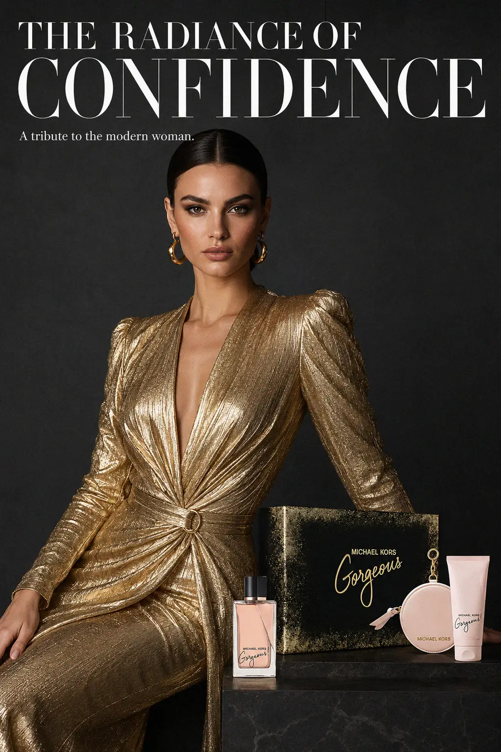 Designer perfume and lotion kit
