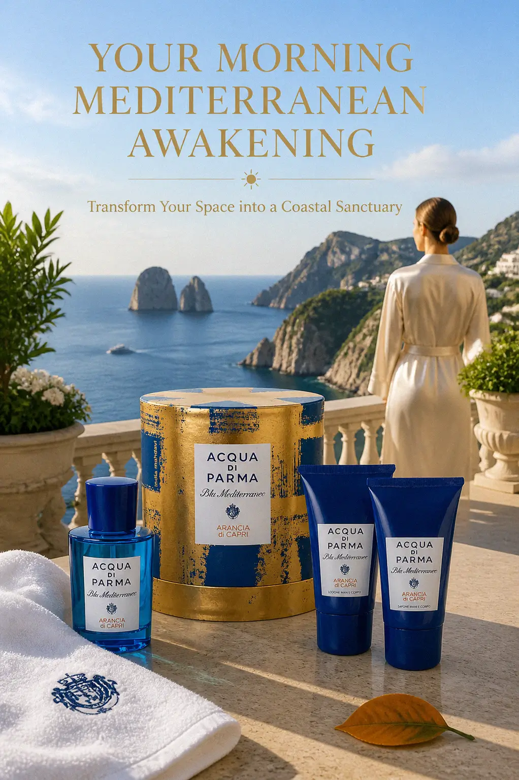 Acqua di Parma Blu Mediterraneo holiday packaging