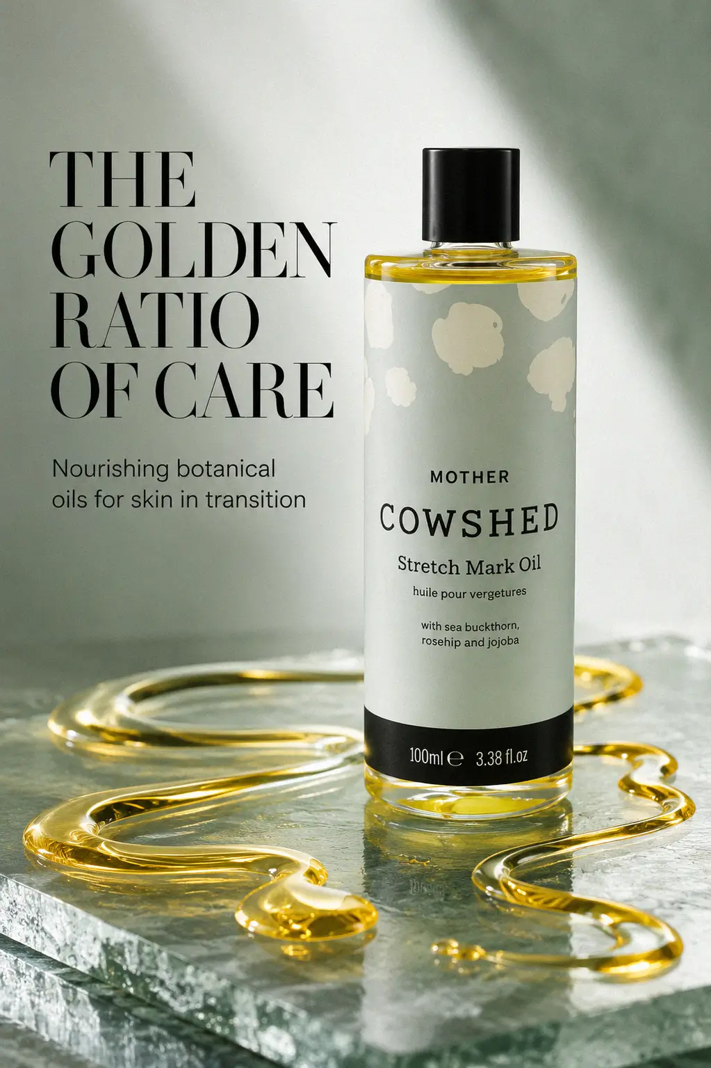 High end botanical skincare ritual