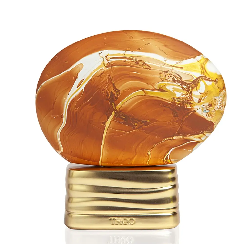 Hidden Shades Eau De Parfum in a hand-painted ceramic art bottle