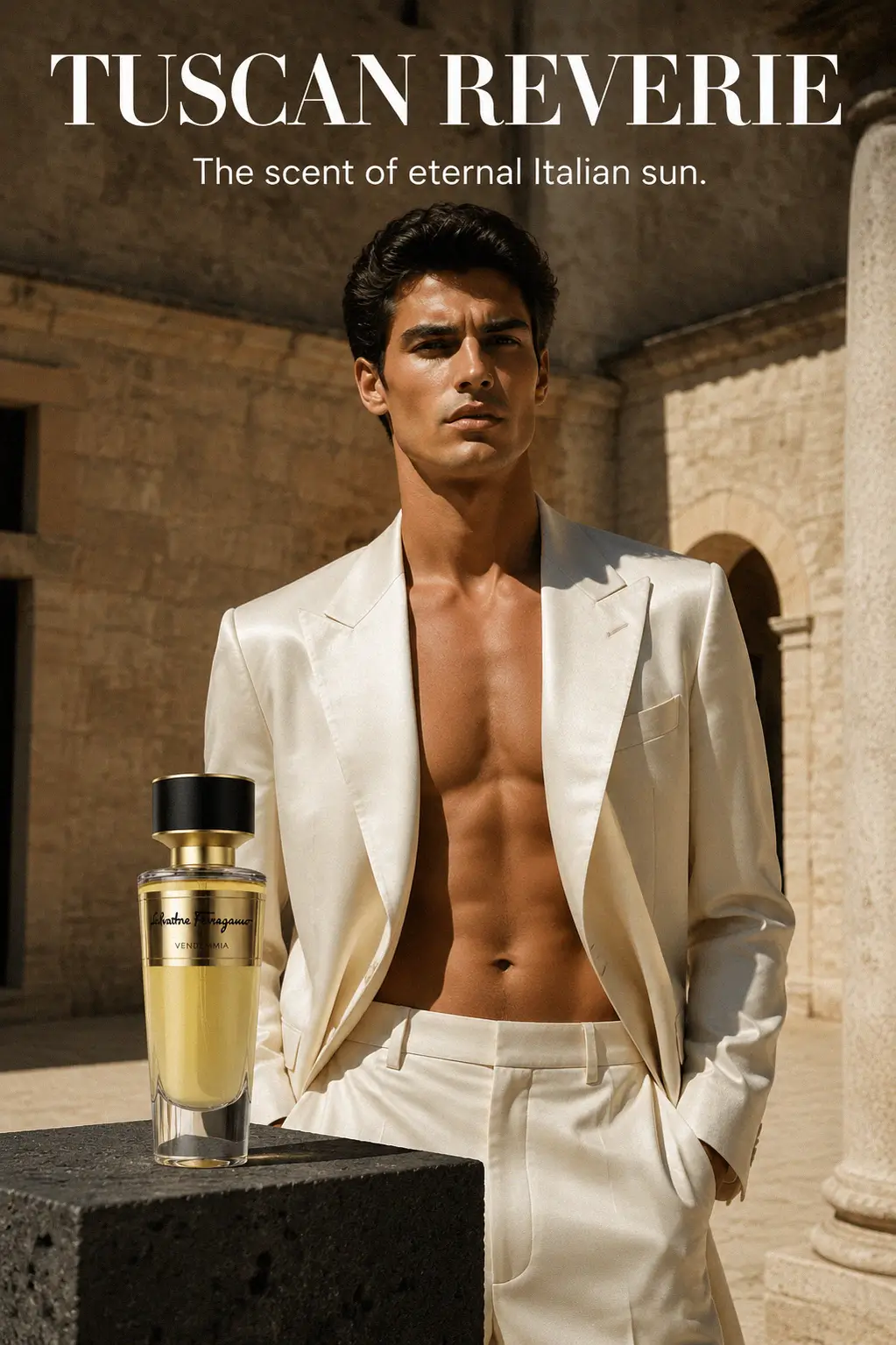 The elegant silhouette of the Tuscan Creations bottle