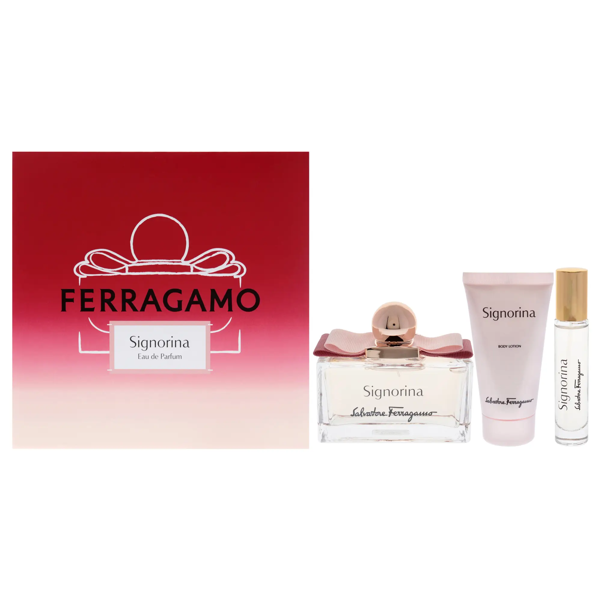 Signorina Gift Set for Women with Vara bow detail