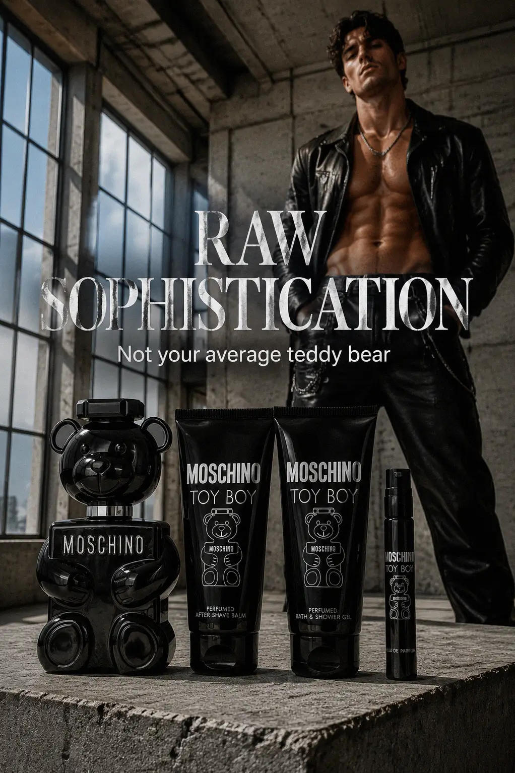 Complete luxury fragrance set for men