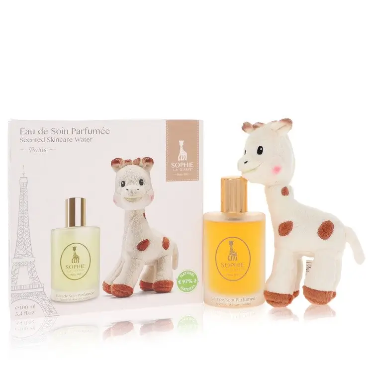 Sophie La Girafe Eau De Soin Parfumee Gift Set editorial display