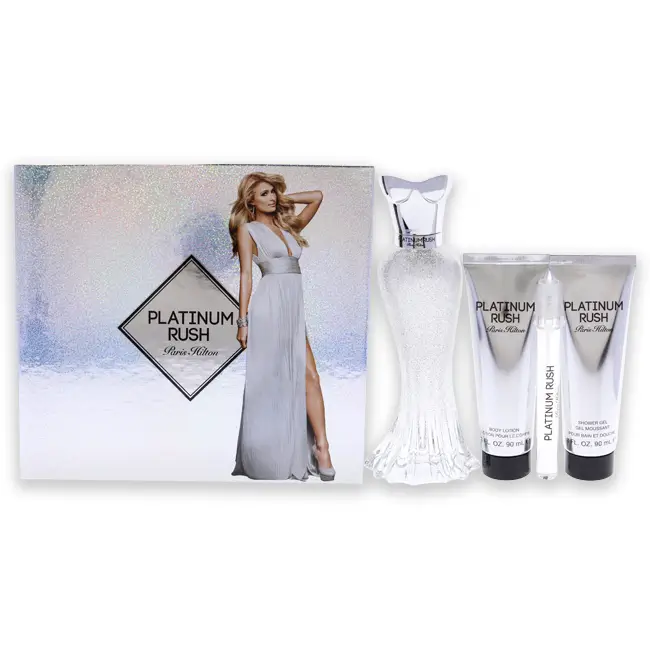 Platinum Rush 4 Piece Gift Set by Paris Hilton