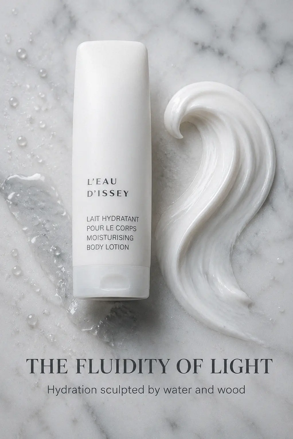 A polished fresh glow with Issey Miyake
