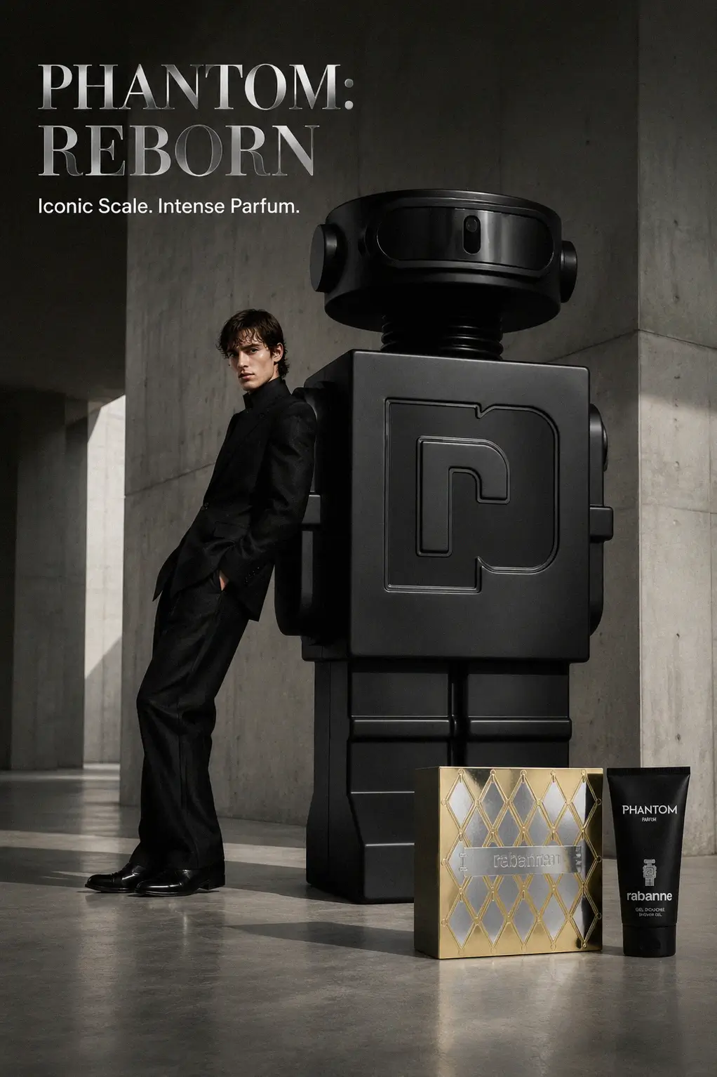A polished woody finish with the Phantom Parfum collection