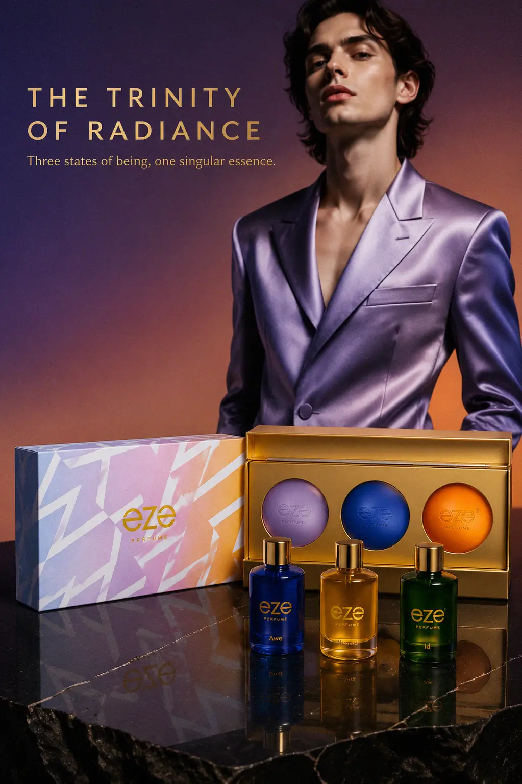 Premium luxury fragrance gift box