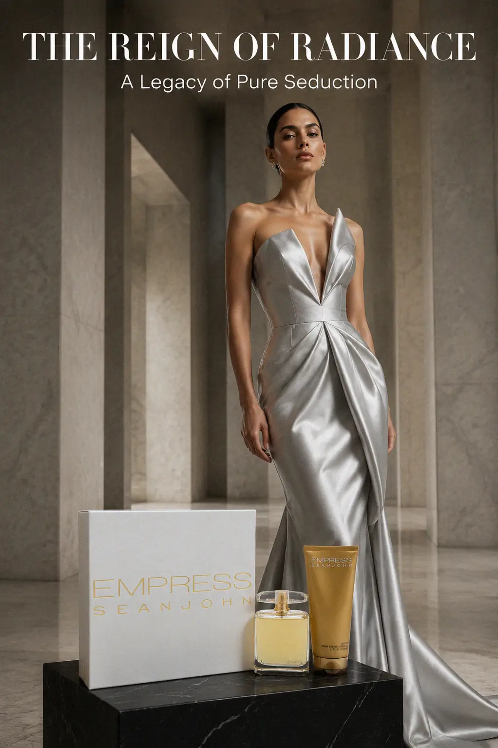 The elegant packaging of the Empress gift set