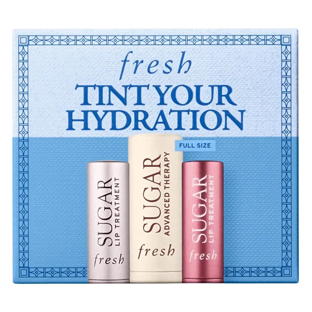 A curated collection of lip care with the Fresh Tint Your Hydration Set