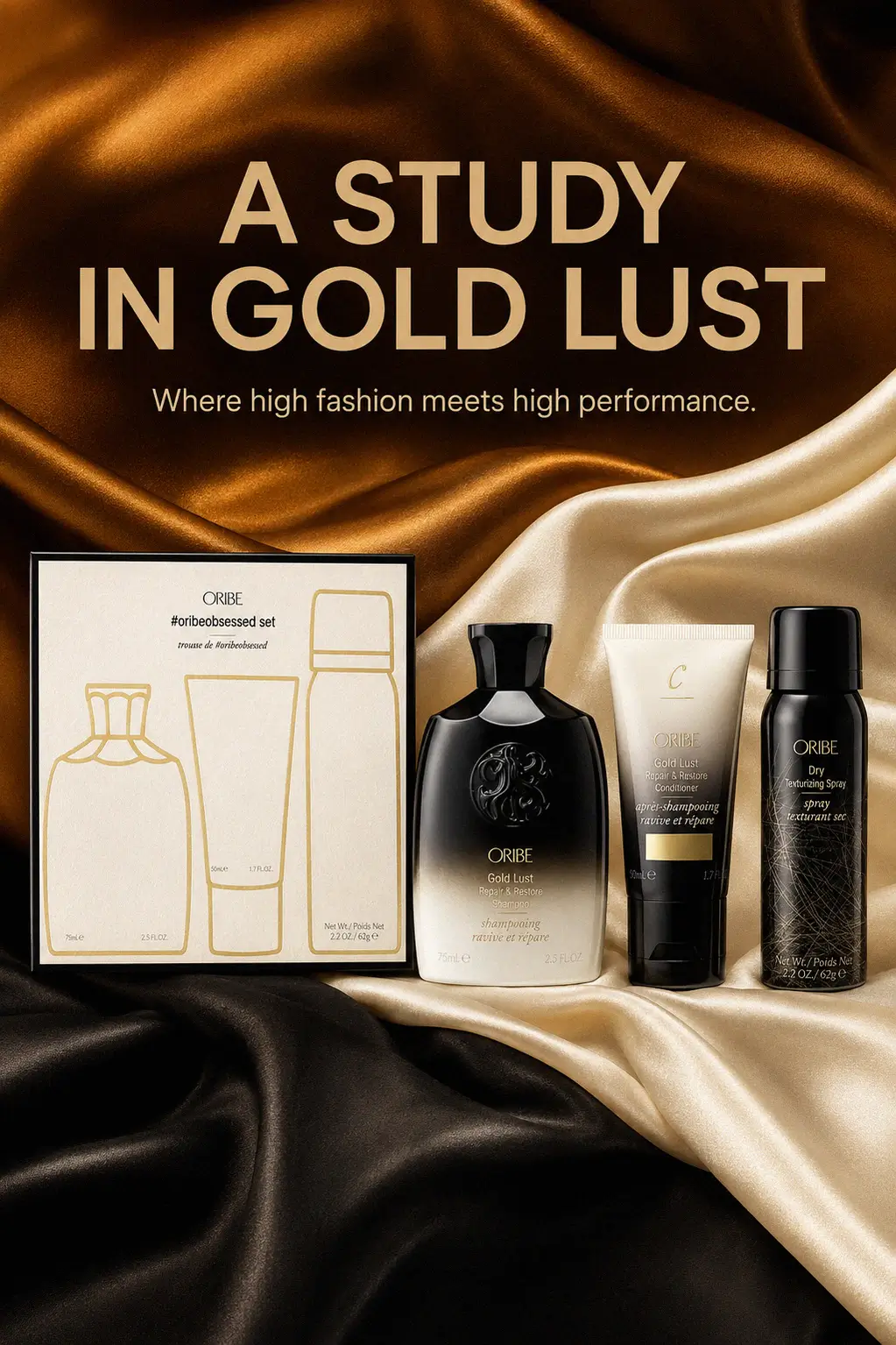 Premium Oribe travel set essentials