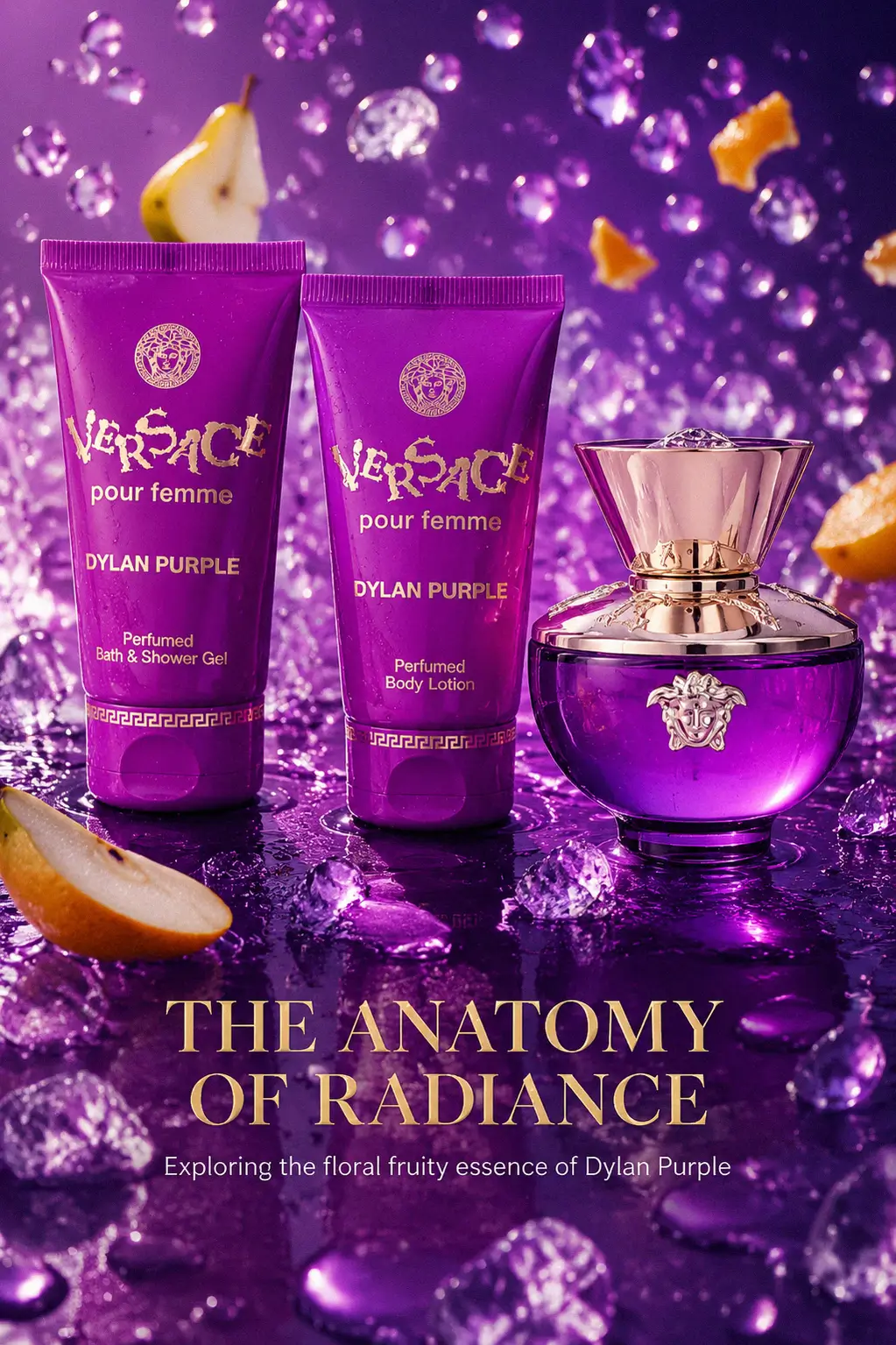 Gift-ready Versace Dylan Purple collection