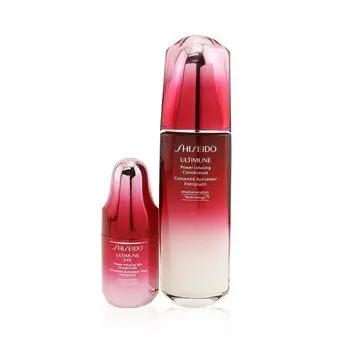 The Shiseido Ultimune Power Infusing Set display