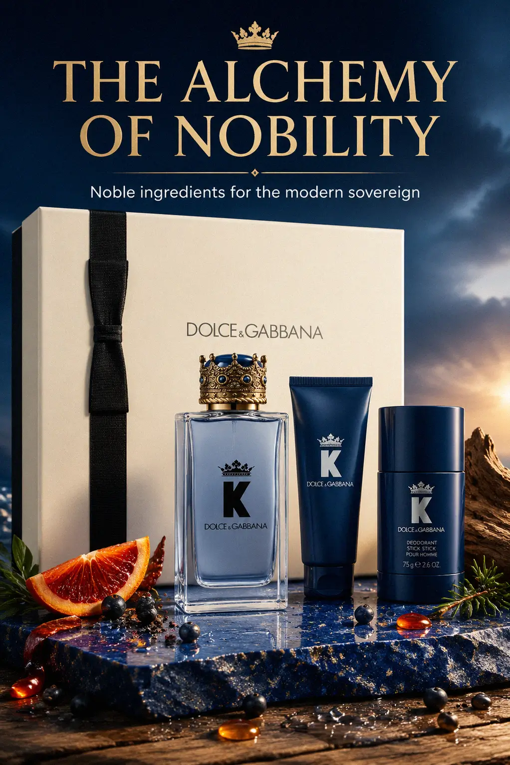 Refined daily grooming Mediterranean scent set